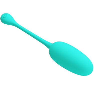 Uovo Vibrante in Silicone con 12 Vibrazioni Personalizzabili Verde Acqua